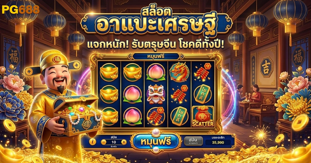 pg688 เกมสล็อตมือถือ อาแปะเศรษฐี แจกหนัก รับตรุษจีน โชคดีทั้งปี