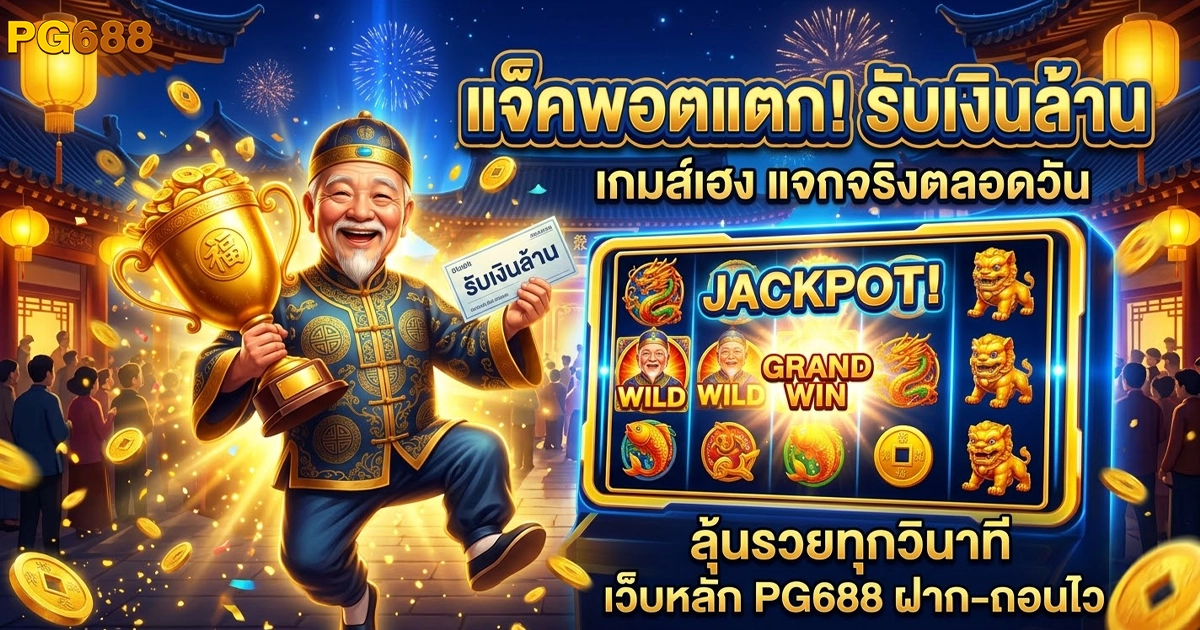 pg688 เว็บสล็อต แจ็คพอตแตกหนัก รับเงินล้าน